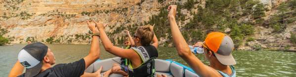 Boating in Fremont Canyon