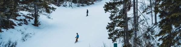 Snowboarding at Hogadon
