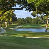 Overlooking the golf course at Colonial Country Club in Texas