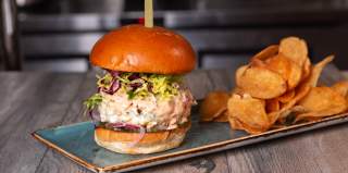 Small Bites: Mediterranean Swordfish Burger