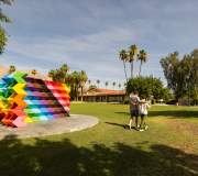 LGBTQ sculpture monument in Palm Springs