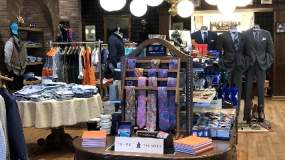 Men's clothing and accessories are on display at Knoxville's DW Designs.
