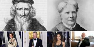 A collage of famous people from Bristol featuringJohn Cabot, Elizabeth Blackwell, Oliva Coleman, Sir Daniel Day Lewis, Naomie Harris and Sir Patrick Steward - credit Visit Bristol