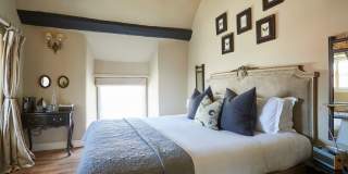 Bedroom at The White Hart in Somerton