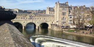 Bath - Pulteney Bridge Blue Sky
