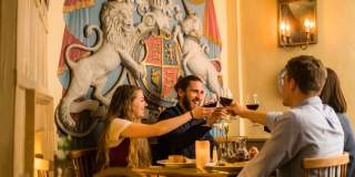 People dining at Sally Lunns Historic Eating House in Bath - credit Sally Lunns