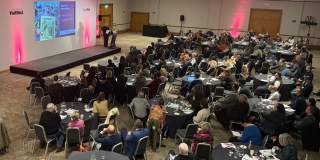 Tables at Visit West annual conference 2026