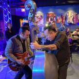 A blues band jamming out