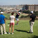 People Playing Golf at Pechanga Resort Casino