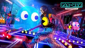 Group enjoying the Pac-man live experience in manchester