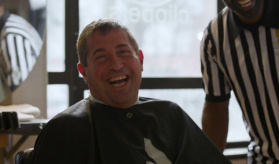 Peter Feigin Pranks Gee at Gee's Clippers