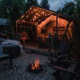 Camp LeConte tent