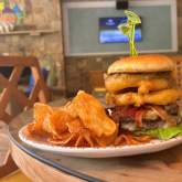 Margartiaville Shark Bite Burger