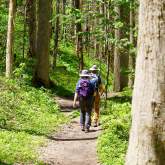Couple hiking