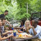 Picnic with friends Chimneys