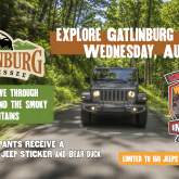 Explore Gatlinburg Jeep Invasion Kick Off Ride