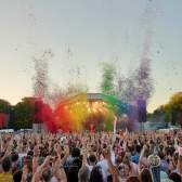 Carly Rae Jepson performing on the stage at Bristol Pride - Credit Ollie Edwards