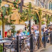 The outdoor terrace at the Racks restaurant in Clifton, West Bristol - credit Racks Bristol