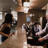 Hotel front desk