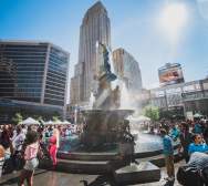 Fountain Square in Downtown Cincinnati