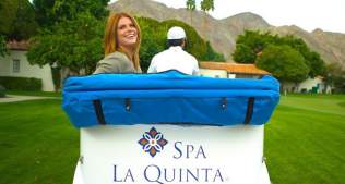 The Chill Chaser relaxes at Spa La Quinta