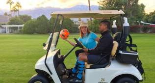 The Chill Chaser for Greater Palm Springs tries Footgolf!