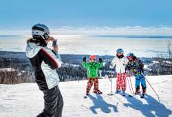 Family moments at the top at Lutsen Mountains by Per Breiehagen 2013 moresky sm