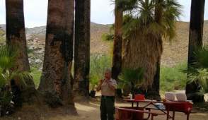 tribal member of agua caliente playing music