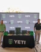 Austin FC booth at Visit Austin's Annual Meeting.