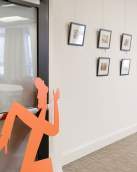 art hanging on a wall