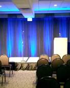 meeting room ready for a presentation