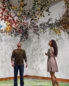 Couple exploring Kelowna Art Gallery, spring 2025