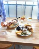 Wine, Fig Leaf Martini, Dill Meatballs & Cheese Plate - Bar Pomona