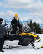 snowmobiling in Wyoming