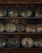 Buckles in display rack