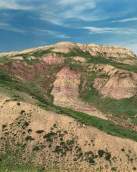 Drone Fossil butte Natl monument