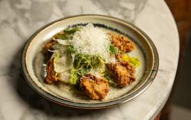 Fried Oyster Salad - Maria's Oyster Bar