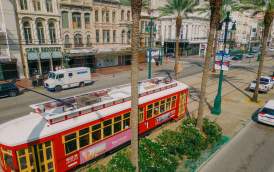 Streetcar during the day