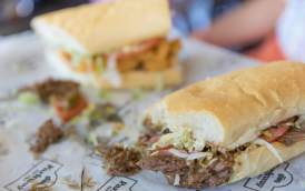 Roast Beef Po-Boy - Parkway Bakery & Tavern