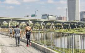 Floodwall Walk Manchester