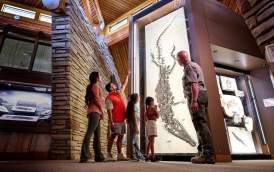 Family and Arvid FB museum fossil butte natl monument
