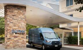 Exterior of Fairfield Inn & Suites Dulles Airport in Sterling, Virginia.