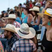 Photo of the crowd at the Brown County Rodeo