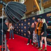 Rotary Centre for the Arts hosting a corporate red carpet event in Kelowna’s Cultural District.