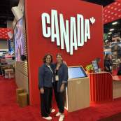 IMEX America 2025 - Nicolle & Vanessa at Canada Booth