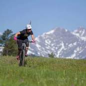 Biking in a nearby open space