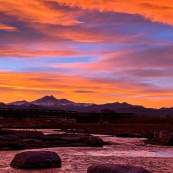 Sunset over St. Vrain Greenway