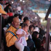 Family Fans at Bayou Classic