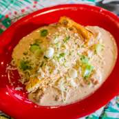 Shrimp and Alligator Cheesecake - Jacques-Imo’s