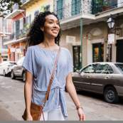 Strolling down Royal Street